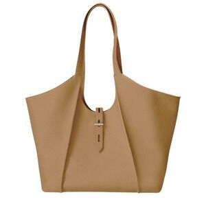 TOTE LE Monde Milan Tote In Camel NWOT